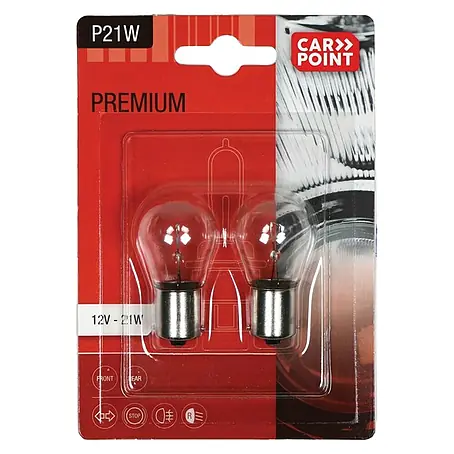 Carpoint  Signaal- en binnenverlichting auto Premium P21W