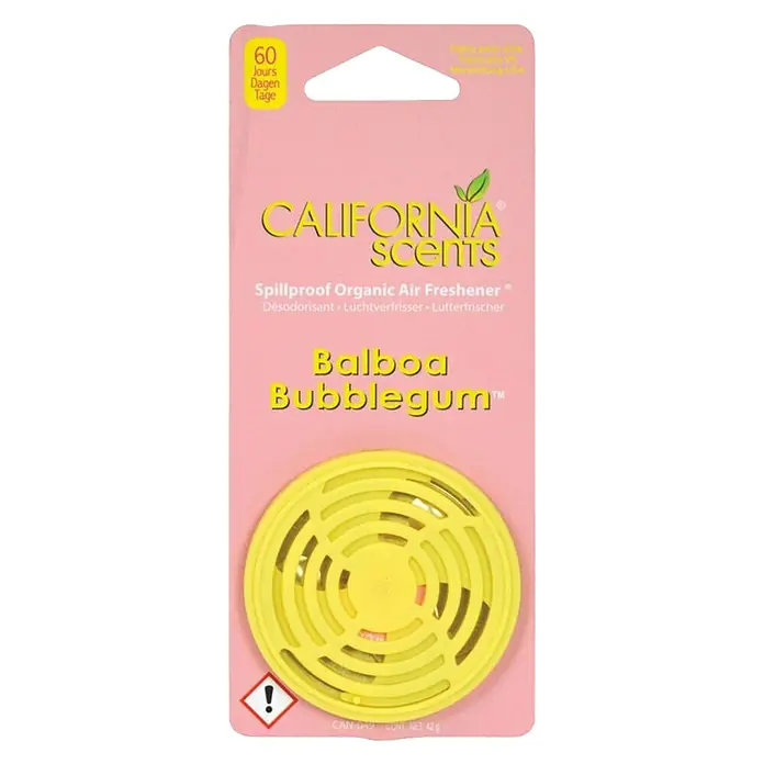 California Scents Luchtverfrisser Balboa Bubblegum - Balboa Bubblegum - Vooraanzicht