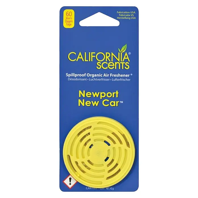 California Scents Luchtverfrisser Newport New Car - New Car - Vooraanzicht