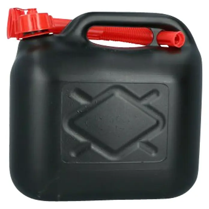 Carpoint Benzine jerrycan Zwart - 5 l, Kunststof - Vooraanzicht