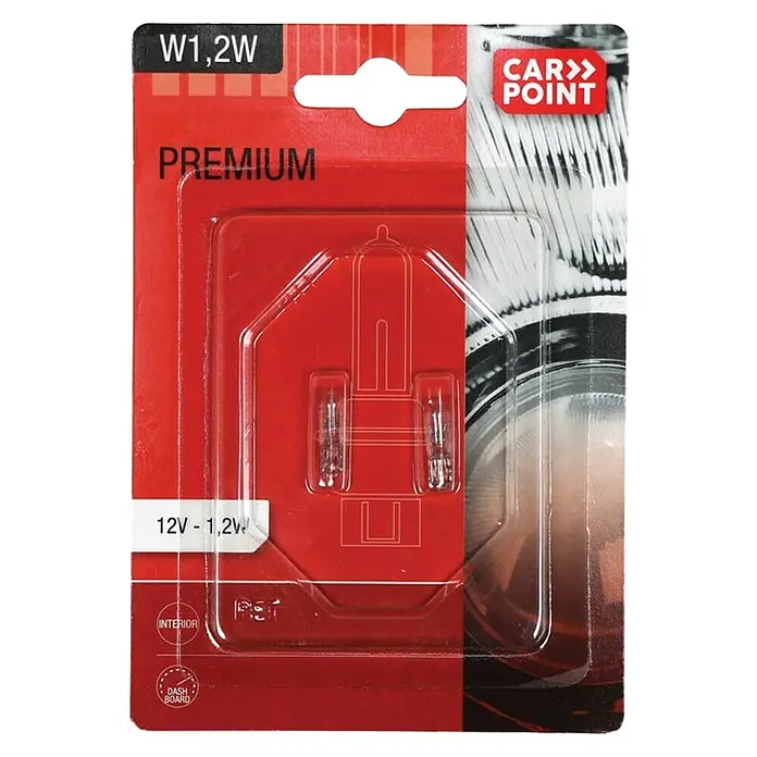Carpoint Signaal- en binnenverlichting Premium W1,2W - 12 V, 1,2 W, 2 st. - Vooraanzicht