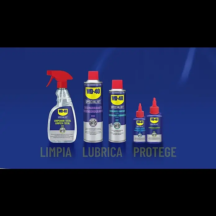 WD-40 Bike Lubricante seco PTFE - 100 ml, Apto para: Cadenas de bicicleta