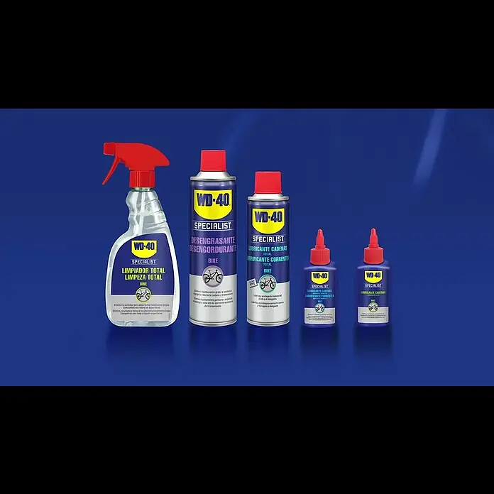 WD-40 Bike Lubricante ambientes húmedos - 100 ml, Apto para: Cadenas de bicicleta