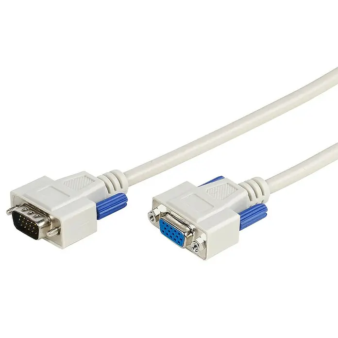 Vivanco Cable Monitor M/H - Gris, 1,8 m - Primer plano
