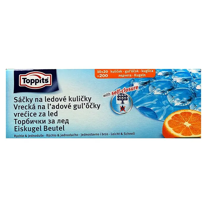 Vrećice za led - Ukupan broj komada: 10 Kom., Plastika - Pogled sprijeda