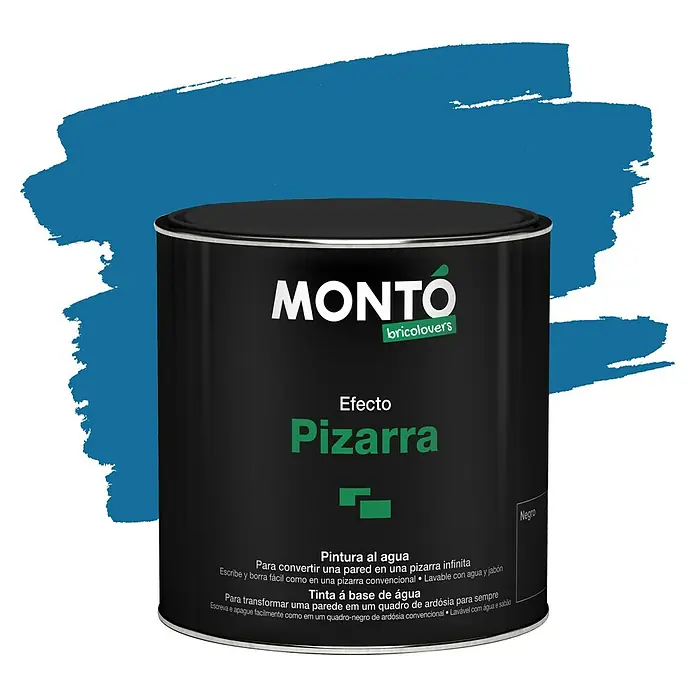 Pintura para efectos decorativos Pizarra - Azul, 500 ml - Vista frontal