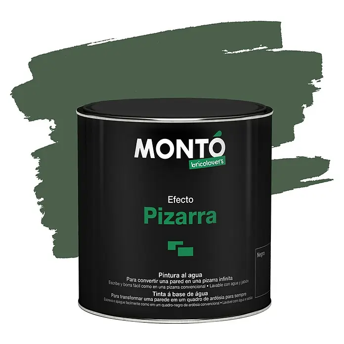 Pintura para efectos decorativos Pizarra - Verde, 500 ml - Vista frontal