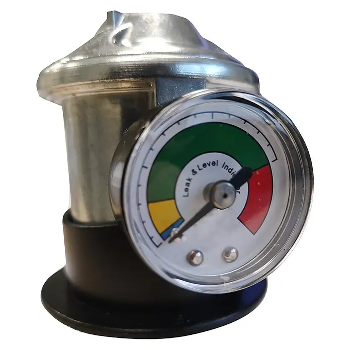 Regulador de presión de gas butano y propano - Presión de funcionamiento: 30 mbar - Vista angular