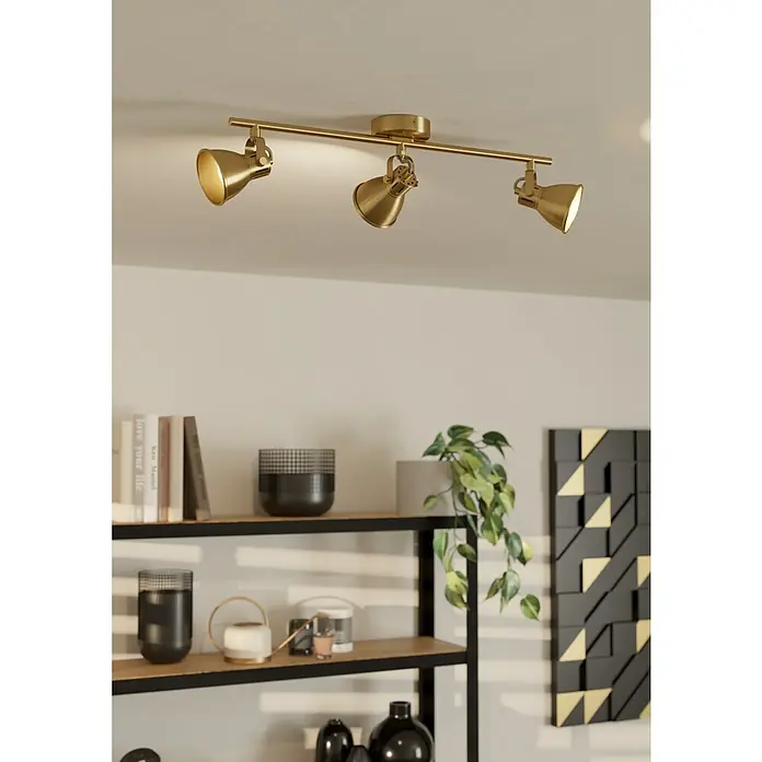 Eglo Seras Deckenstrahler SERAS - 9 W, Gold, GU10, 3 Stk. - Stimmungsaufnahme