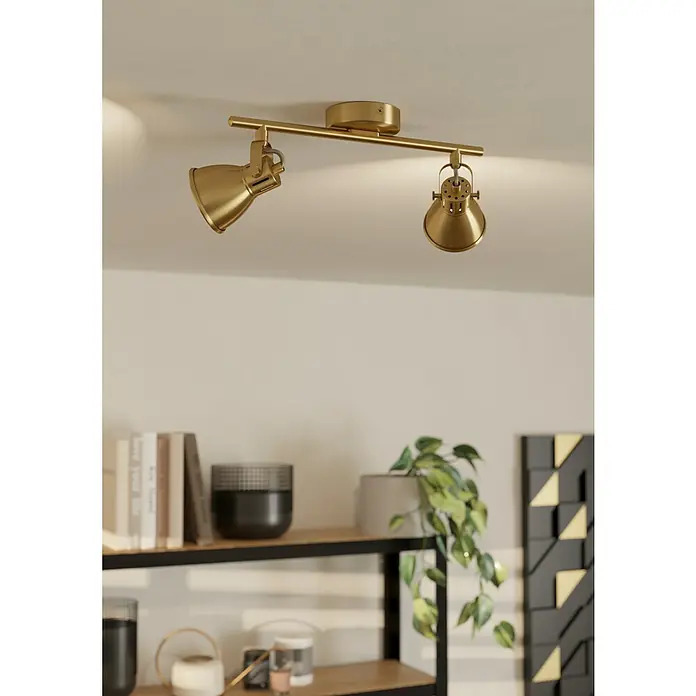 Eglo Seras Deckenstrahler SERAS - 6 W, Gold, GU10, 2 Stk. - Stimmungsaufnahme