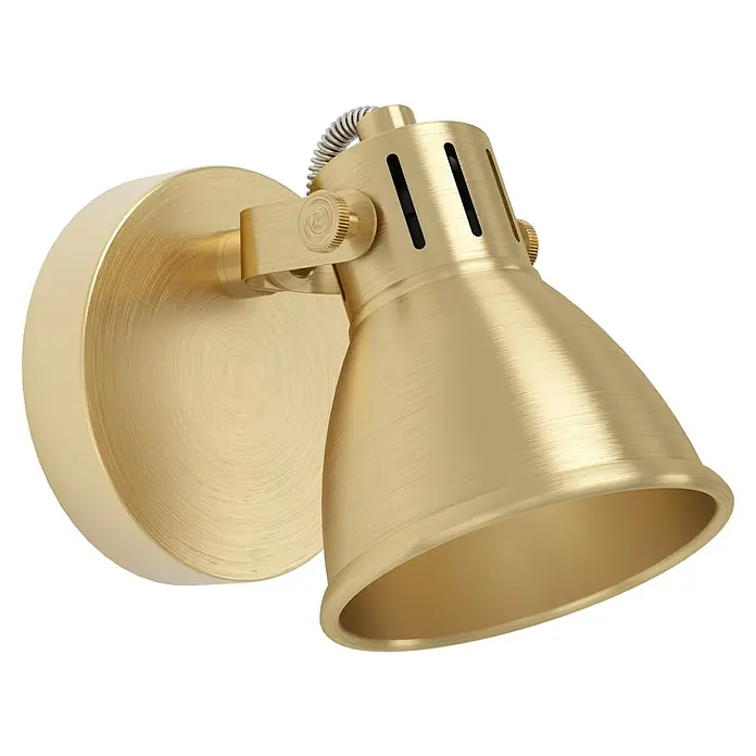 Eglo Seras Deckenstrahler SERAS - 3 W, Gold, GU10, 1 Stk. - Diagonale Ansicht