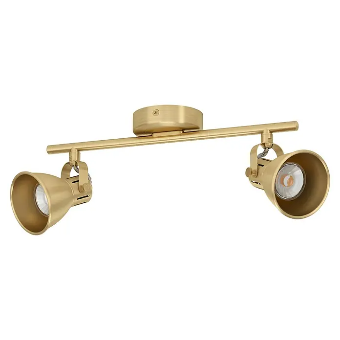 Eglo Seras Deckenstrahler SERAS - 6 W, Gold, GU10, 2 Stk. - Diagonale Ansicht