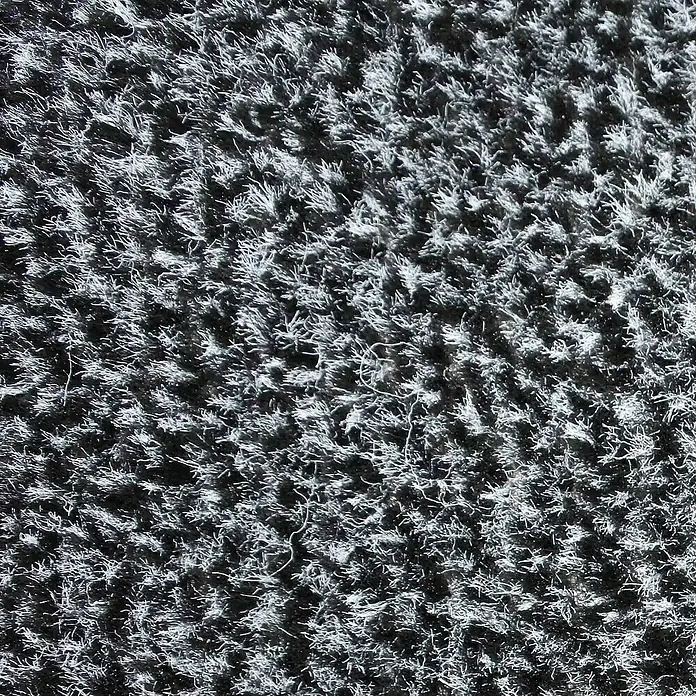 Felpudo antideslizante Montreal - Gris, 58 x 39 cm, Polipropileno y base de vinilo antideslizante - Primer plano