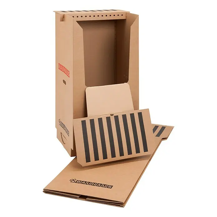 BAUHAUS Kleiderbox-Set - Geeignet für: 14 Kleiderbügel, 2 Stk. - Diagonale Ansicht