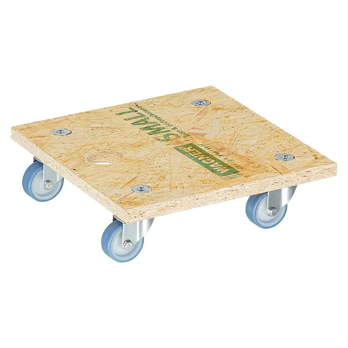 Wagner System Transportroller MM 1357 - L x B x H: 290 x 290 x 100 mm, Traglast: 250 kg - Diagonale Ansicht