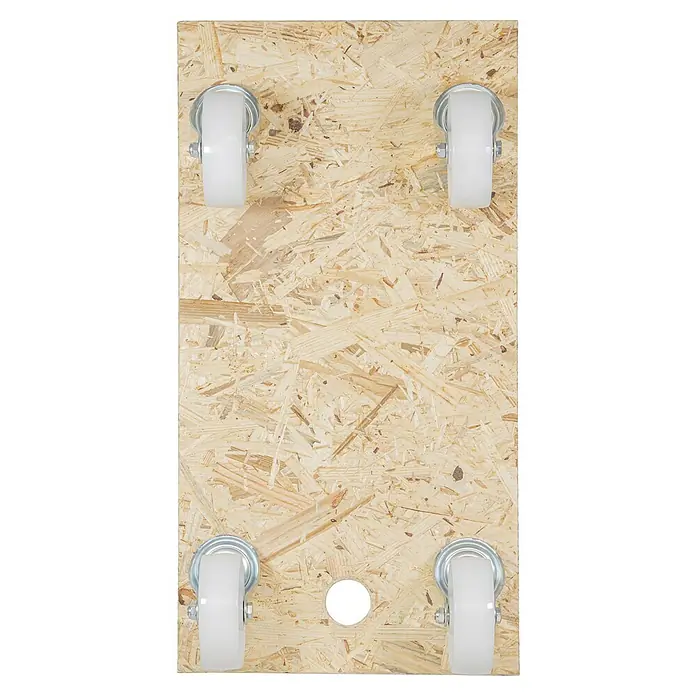 Wagner System Transportroller MM 1630 - L x B x H: 300 x 575 x 118 mm, Traglast: 400 kg - Ansicht von unten