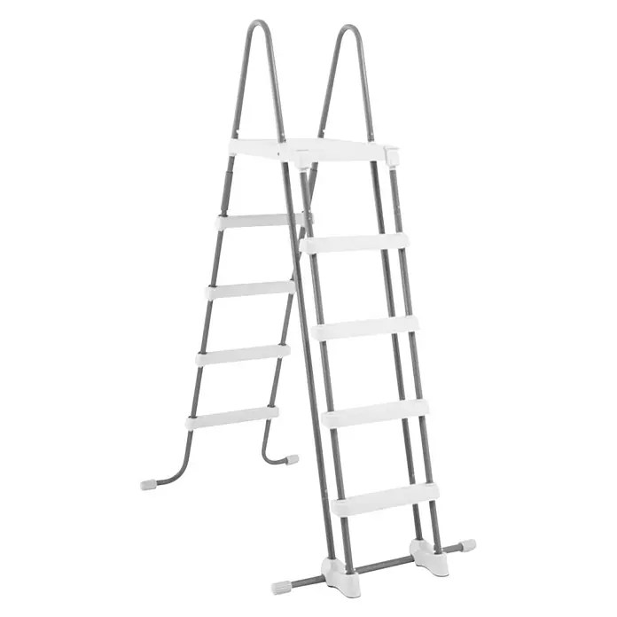 Intex Set bazen s priborom Frame Pool - D x Š x V: 975 x 488 x 132 cm, Zapremnina: 54.368 l, Tamnosive boje - Dijagonalni pogled