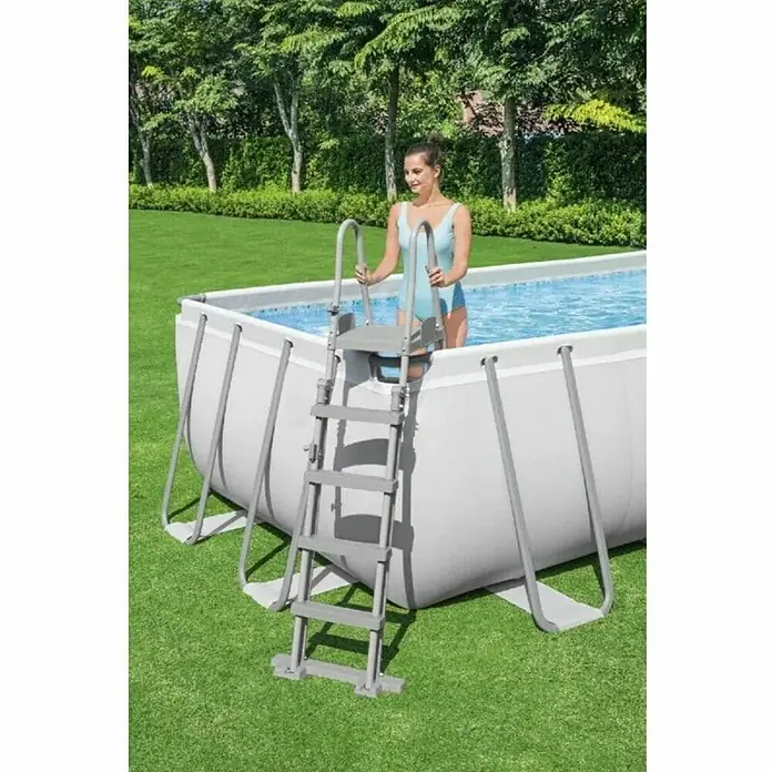 Pravokutni bazen s priborom Bestway - Power Steel - D x Š x V: 640 x 274 x 132 cm, 19.281 l - Živopisni prikaz