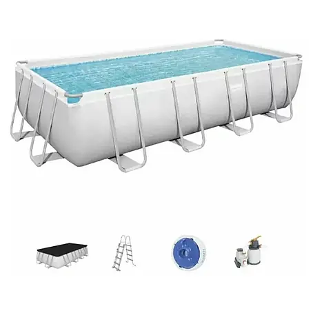 Bestway  Pravokutni bazen s priborom Power Steel