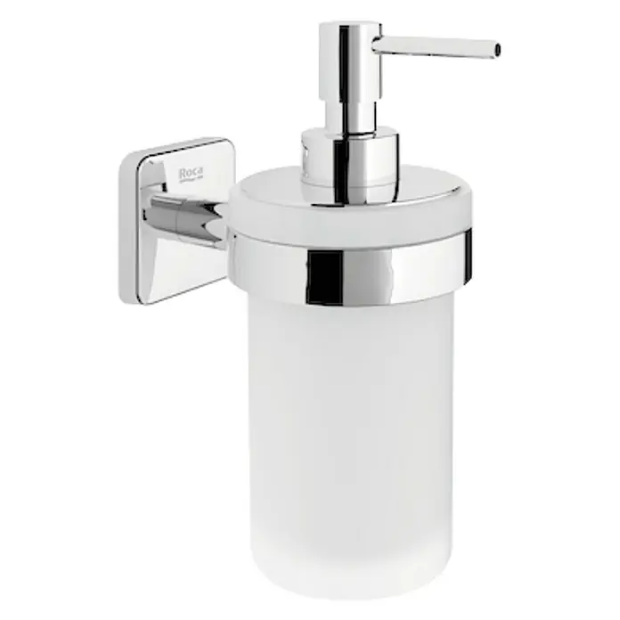 Roca Victoria Dispensador de jabón - Vidrio, Blanco, Cromo