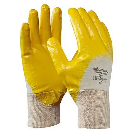Gebol  Guantes de trabajo Yellow Nitril