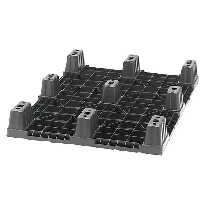 Europalet de polipropileno NPT-1280-LE2 - L x An x Al: 120 x 80 x 14 cm