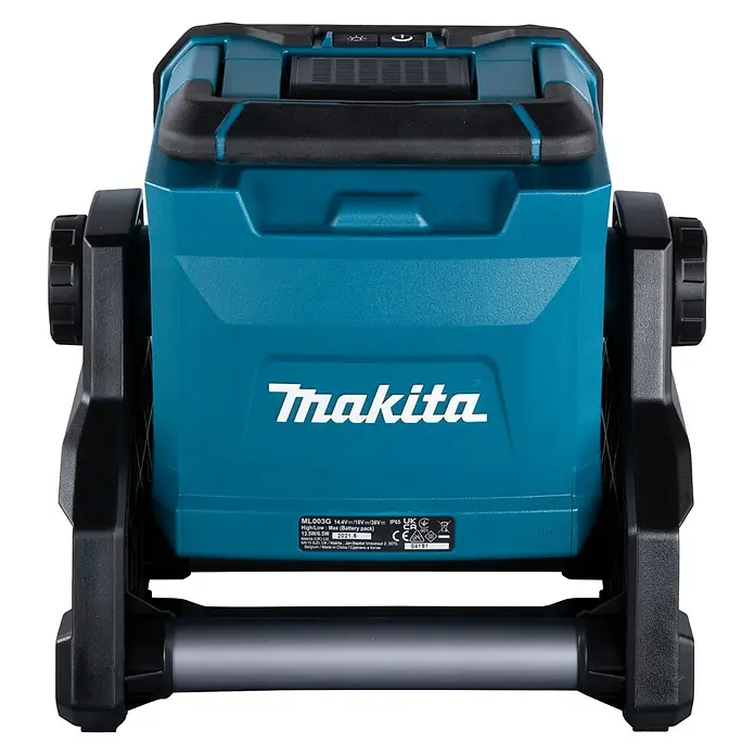 Makita LED-Akkustrahler ML003G - 18 V - 40 V, Ohne Akku - Rückansicht