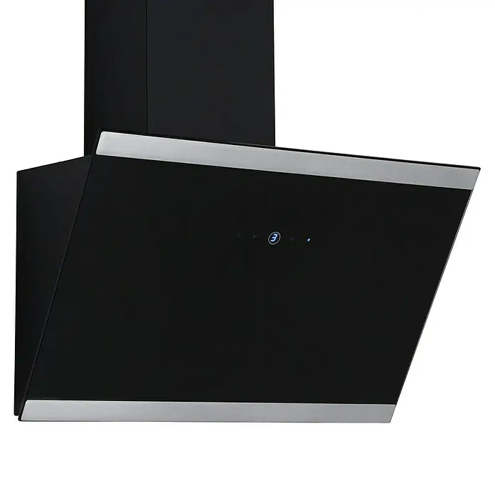 Respekta Schräghaube Skala CH 89060 S - Breite: 59,5 cm, Max. Luftleistung: 479,8 m³/h, Schwarz - Detailaufnahme