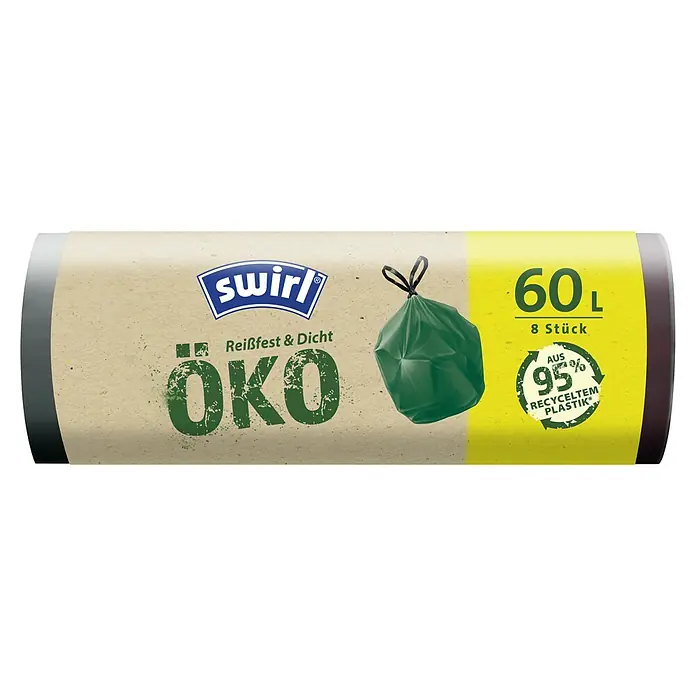 Swirl Müllbeutel - 60 l, 8 Stk. - Vorderansicht