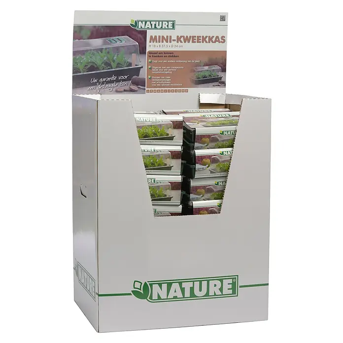 Nature Kamerkas - 27,5 x 24 x 18 cm, in 4 verschillende kleuren, 1 stk. - Diagonaal zicht