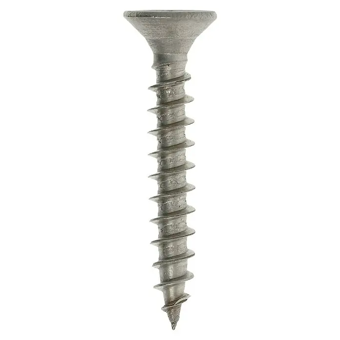 Profi Depot Spanplattenschraube A2 - Durchmesser: 4,5 mm, Länge: 30 mm, Edelstahl, TX für TORX-Antriebe, Vollgewinde, 200 Stk. - Vorderansicht