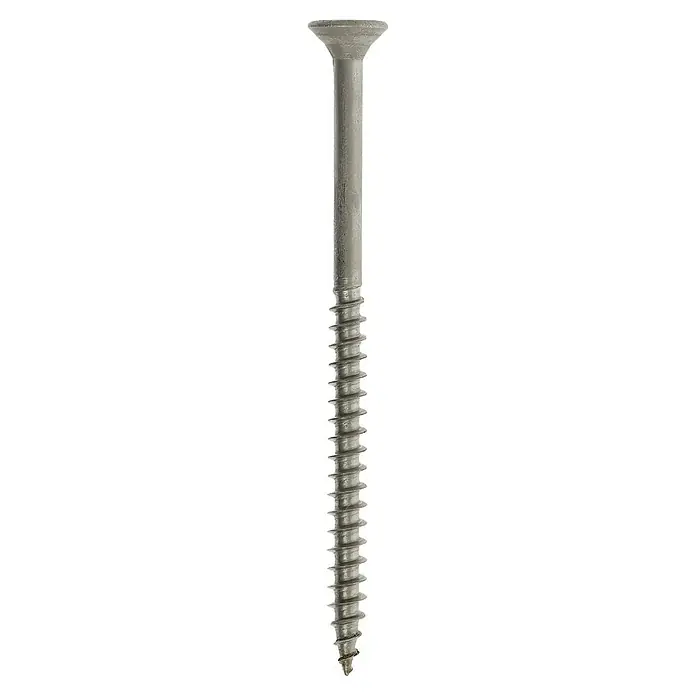 Profi Depot Spanplattenschraube A2 - Durchmesser: 5 mm, Länge: 80 mm, Edelstahl, TX für TORX-Antriebe, Teilgewinde, 75 Stk. - Vorderansicht