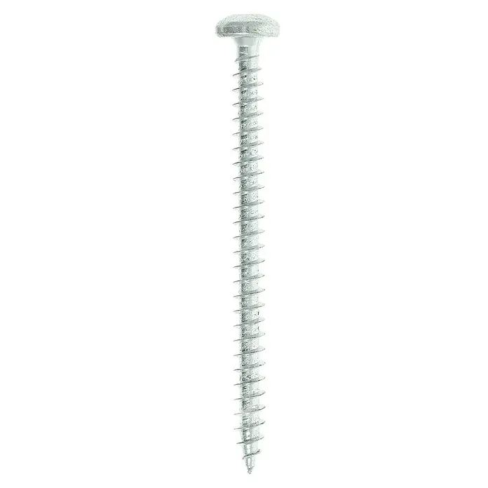 Profi Depot Spanplattenschraube VZ - 6 x 80 mm, 20 Stk., Verzinkt, TX für TORX-Antriebe - Vorderansicht
