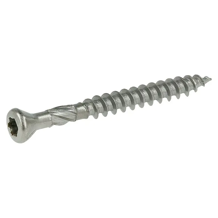Profi Depot H-panel csavarok Turbo Drill - Átmérő: 4 mm, Hosszúság: 40 mm, Rozsdamentes acél, TX TORX meghajtókhoz, Süllyesztett fej - Szögletes nézet