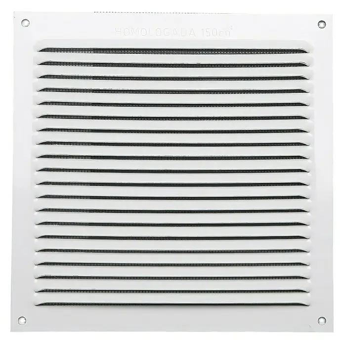 Rejilla de ventilación - 170 x 170 mm, Cuadrado - Vista frontal