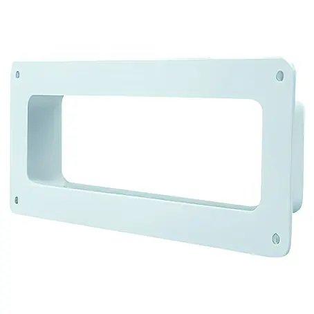 Placa final pared rectangular Tubpla