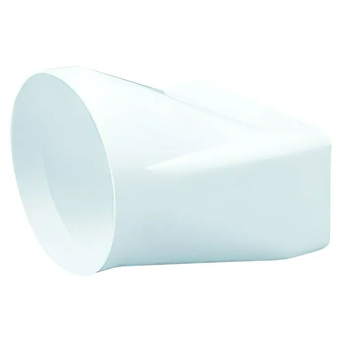 Empalme para tubo mixto Tubpla - Blanco, 125 mm - Vista angular