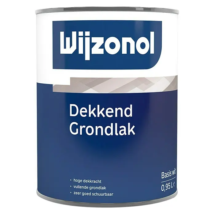 Wijzonol Grondverf Dekkend - Mengkleur basis, 1 l - Vooraanzicht