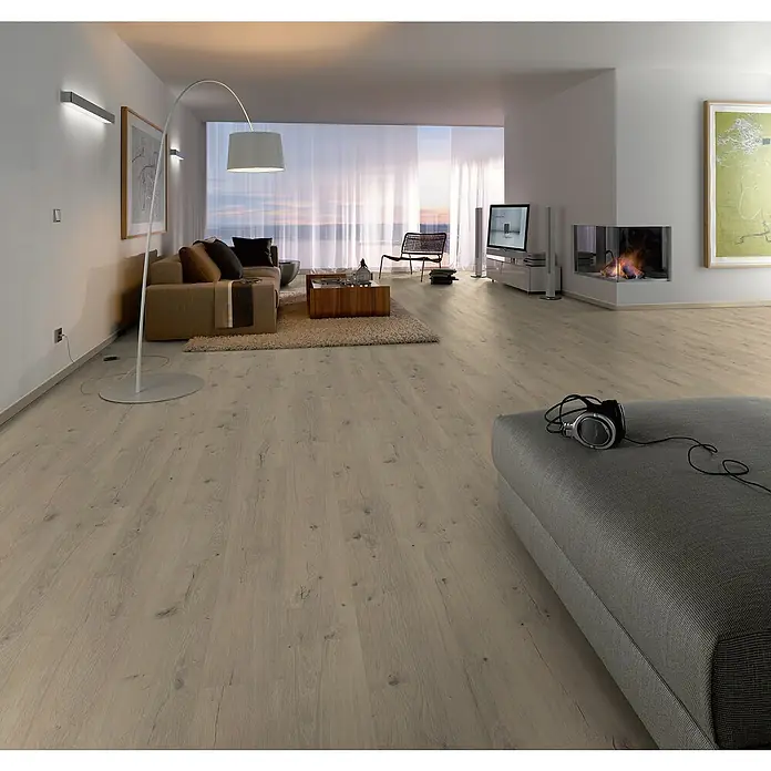 Laminat Cantaris Eiche natur - 1.292 x 193 x 7 mm, Landhausdiele - Stimmungsaufnahme