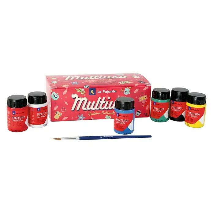La Pajarita Pintura Kit Multiusos - Multicolor