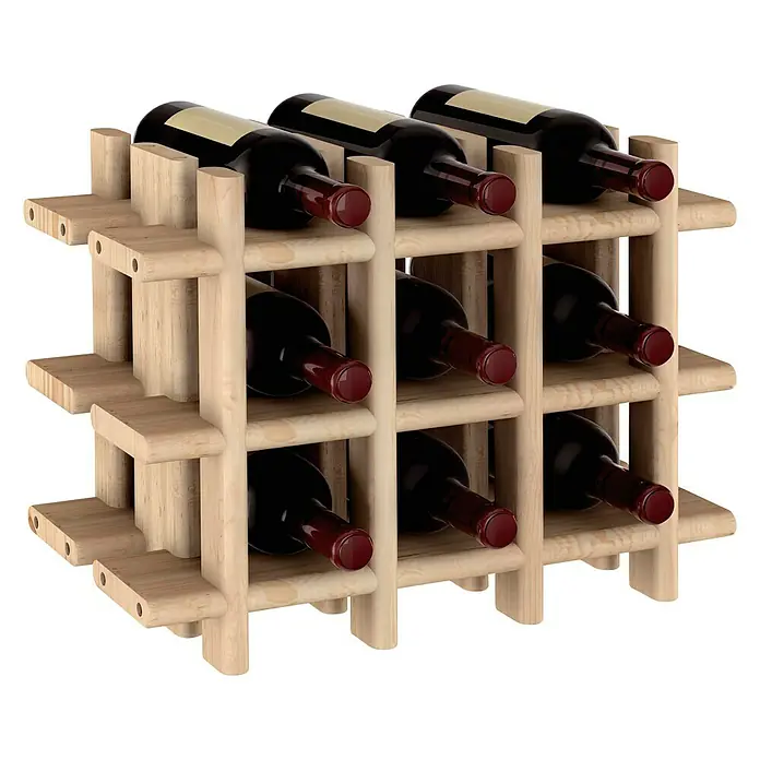 Astigarraga Botellero Rioja - L x An x Al: 43 x 22 x 32,5 cm, Número de botellas: 9 ud.