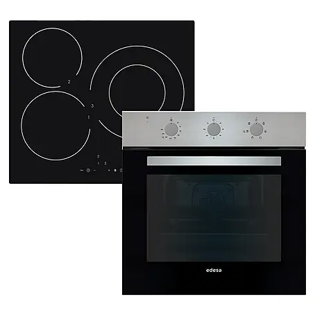 Edesa  Set de horno empotrado EOE-6020 X e inducción EIT-6328 R