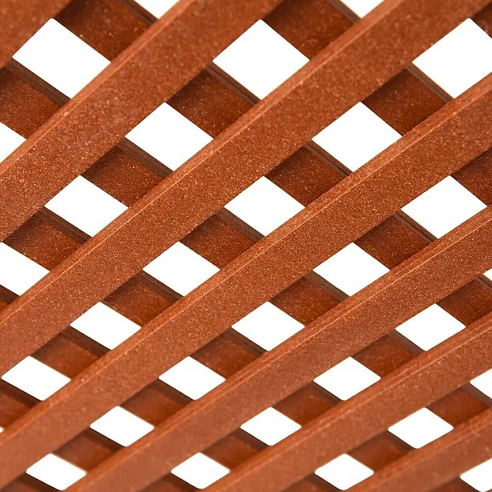 Celosía LOP - An x Al: 1 x 2 m, Marrón