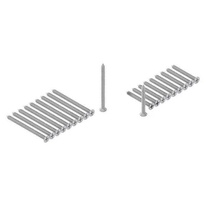 Lundbergs Schrauben-Set - 20 Stk., Geeignet für: U-Träger - Vorderansicht