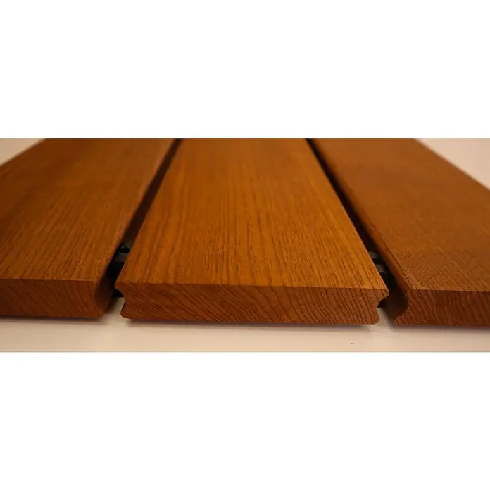 Terrassendiele - Esche, L x B x H: 190 x 10 x 22 cm - Detailaufnahme