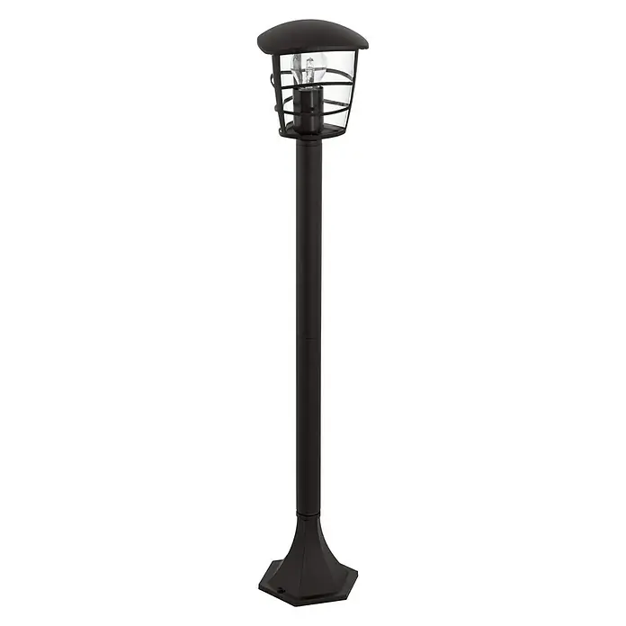 Eglo Aloria Baliza exterior - 1 luz, 60 W, L x An x Al: 17 x 17 x 94 cm, IP44, Negro