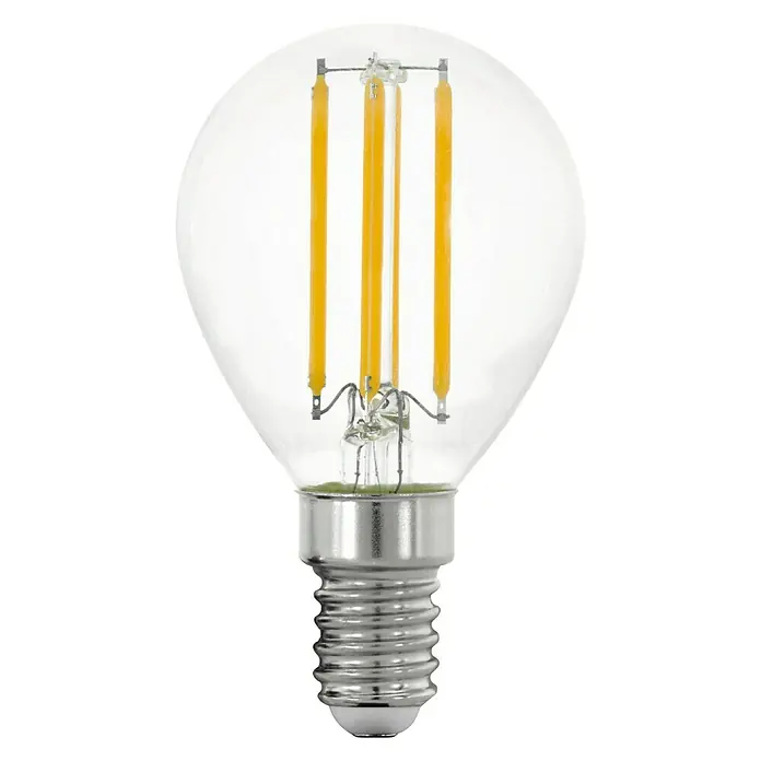 Eglo LED-Leuchtmittel P45 Klar - E14, 4 W, P45, 470 lm - Vorderansicht