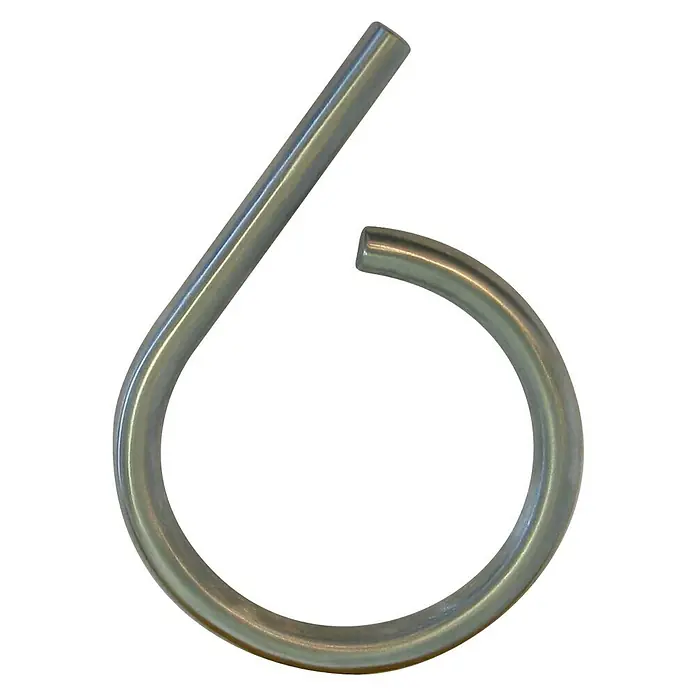Número Inox - Altura: 12,8 cm, 6, Plateado, Acero inoxidable