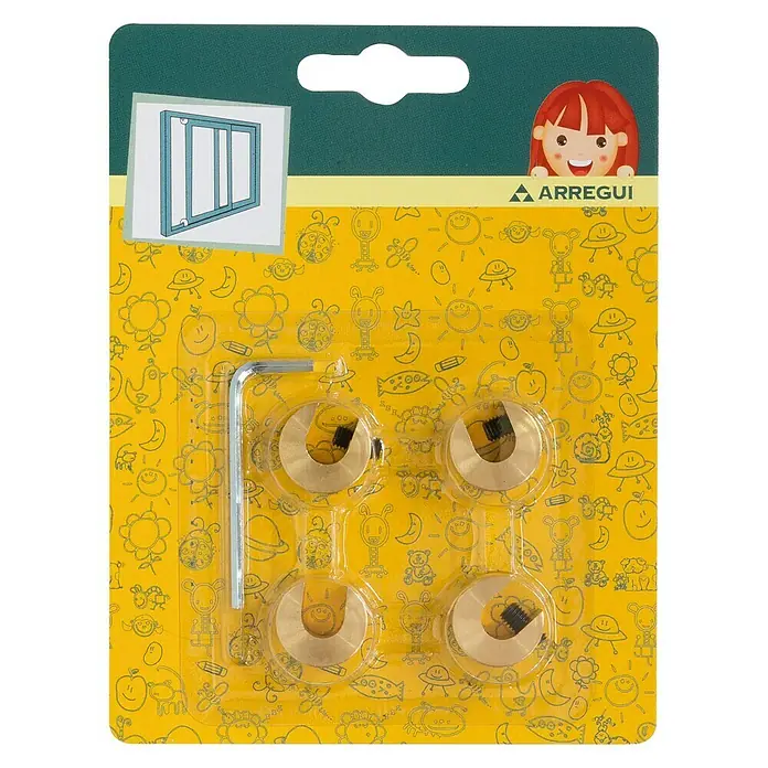 Arregui Cierre de seguridad para ventanas correderas - L x An x Al: 280 x 280 x 150 mm