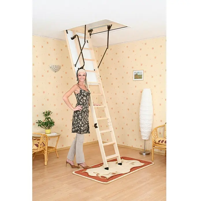 Escalera escamoteable Thermo Extra - 120 x 60 cm, Aislamiento térmico: 1,3 W/m²K